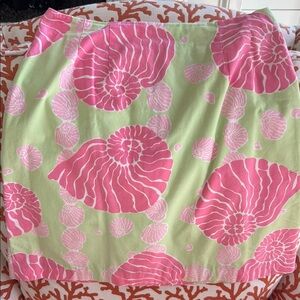 Pink and Green Seashell Skirt